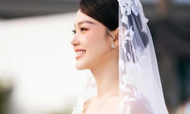 Chồng ca sĩ Minh Hằng lộ diện, Diệu Nhi bắt được hoa cưới