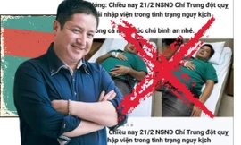 NSƯT Chí Trung bức xúc trước hình ảnh nhập viện vì đột quỵ 