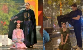 Huyền Lizzie-Đình Tú tái hiện cảnh kinh điển của 'Bộ bộ kinh tâm' dưới thời tiết 6 độ C