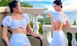 Vóc dáng nuột nà khiến nhiều người ghen tỵ của 'cô gái thời tiết' Mai Ngọc 