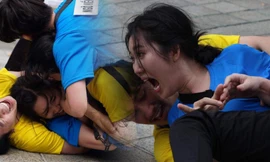 Thúy Ngân tả tơi xơ xác, một mình chiến với dàn sao nam tại Running Man