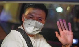 Quang Hải về nước hội quân cùng đội tuyển Việt Nam