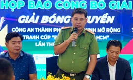 TPHCM lần đầu tổ chức giải giải Bóng chuyền Công an mở rộng