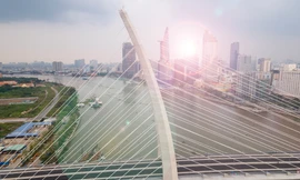 Công trình metro số 1 TPHCM (Bến Thành - Suối Tiên) Ảnh: Phạm Nguyễn