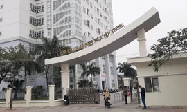 Khu ký túc xá sinh viên tập trung, nơi xảy ra sự việc.