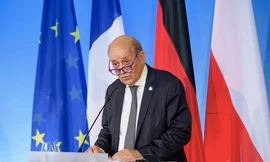Ngoại trưởng Pháp Jean-Yves Le Drian. (Ảnh: Reuters)