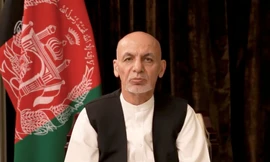 Ông Ashraf Ghani trong video đăng trên Facebook