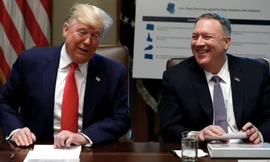Ngoại trưởng Mike Pompeo (phải) vẫn tích cực hoạt động trong những ngày cuối cùng của nhiệm kỳ. (Ảnh: Shutterstock)