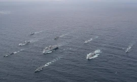 Nhóm tàu sân bay Anh sẽ có sự tham gia của tàu chiến Mỹ và Hà Lan