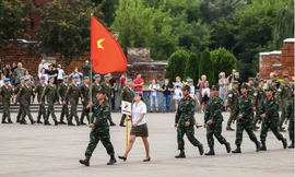 Đoàn Việt Nam dự Army Games tại Belarus năm 2020.