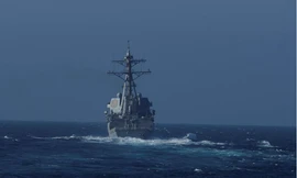 Tàu khu trục tên lửa USS Chafee của Mỹ. (Ảnh: US Navy)