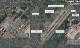 Hình ảnh các vị trí mới được nâng cấp ở căn cứ Longtian, tỉnh Phúc Kiến. (Ảnh: The Drive)