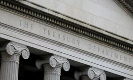 Trụ sở Bộ Tài chính Mỹ. (Ảnh: Reuters)
