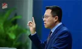 Phát ngôn viên Bộ Ngoại giao Trung Quốc Triệu Lập Kiên. (Ảnh: BNG TQ)