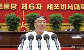 Nhà lãnh đạo Triều Tiên Kim Jong Un. (Ảnh: AP)