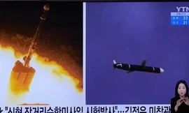 Đài Hàn Quốc đưa tin về vụ phóng tên lửa mới nhất của Triều Tiên