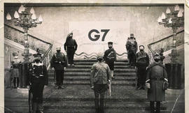 Bức ảnh hội nghị ngoại trưởng G7 bị chỉnh sửa