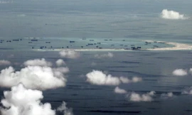 Nhật Bản tố Trung Quốc cản trở tự do bay ở khu vực đá Vành Khăn thuộc quần đảo Trường Sa của Việt Nam. (Ảnh: AP)