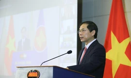 Bộ trưởng Ngoại giao Bùi Thanh Sơn. (Ảnh: Mofa)