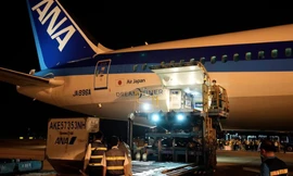 Một lô vắc-xin Nhật Bản chuyển cho Việt Nam vào ngày 16/6