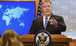 Cựu Ngoại trưởng Mỹ Mike Pompeo. (Ảnh: AP)