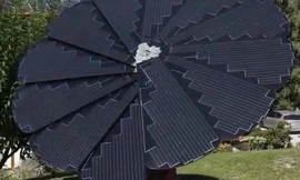 Pin mặt trời tự xoay như hoa hướng dương