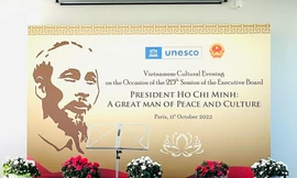 Lễ kỷ niệm 35 năm UNESCO ra Nghị quyết Vinh danh Chủ tịch Hồ Chí Minh trên đất Pháp