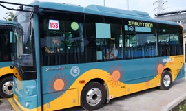 Cận cảnh dàn xe buýt điện nhiều tiện ích, kết nối tuyến metro số 1 TPHCM