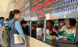 Giá vé xe khách đi tỉnh ở TPHCM dịp lễ 30/4 tăng không quá 40%