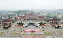 Toàn cảnh Trung tâm văn hóa Kinh Bắc. Ảnh: Mạnh Thắng.