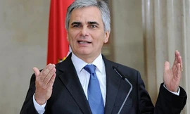 Thủ tướng Áo Werner Faymann.