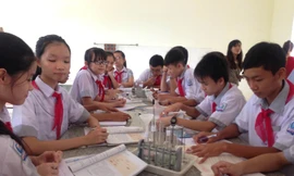 Trong chương trình mới, học sinh được học để áp dụng kiến thức, kỹ năng giải quyết vấn đề thực tế.