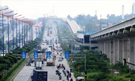 Dự án tuyến metro số 1 đoạn đi trên cao thuộc gói thầu số 2.