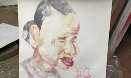 Tranh: Nguyễn Văn Hổ.