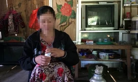 Chị Ninh trong căn nhà nhỏ