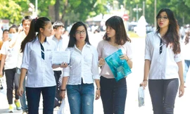 Sinh viên trường ĐH Bách Khoa Hà Nội. Ảnh: Ngọc Châu.