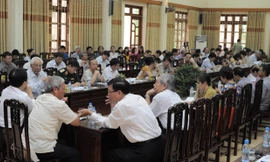 Khán phòng Hội thảo. Ảnh: Minh Tú