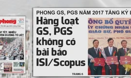 Cần đổi mới việc xét phong GS, PGS