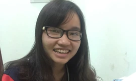 Nguyễn Ngọc Ly, sinh viên năm thứ 3, Khoa Giáo dục đặc biệt, ĐH Sư phạm 1 Hà Nội.