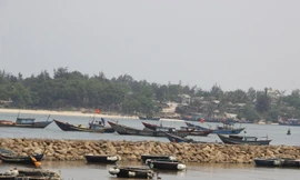 Một góc làng biển Mỹ Thủy.