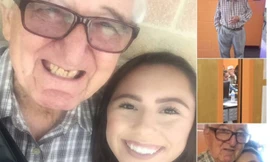 Hai ông cháu cùng học một trường cao đẳng