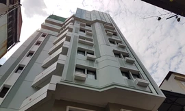 công trình vi phạm của nguyên Phó Giám đốc Sở GTVT Hà Nội Nguyễn Hoàng Linh tại ngõ 8 Lý Nam Đế. Ảnh: Vnexpress