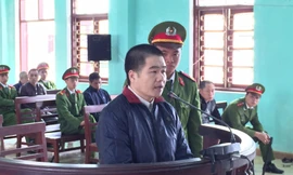 Tráng A Tàng tại phiên tòa vào cuối năm 2015. Ảnh: Vietnamnet