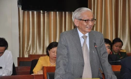 GS. NGND. Phan Huy Lê để lại cho đời di sản về học thuật, đạo đức. Ảnh: Mạnh Thắng.