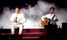 NSƯT Tấn Minh: “Được làm nghề là hạnh phúc nhất!”. Ảnh: Nguyễn Mạnh Hà.