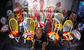 Họa tiết sặc sỡ - sức hút của Đồng Nát décor.