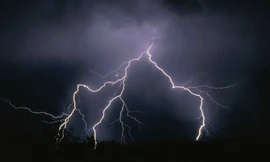 Sét đánh hai cha con đang làm vườn thương vong