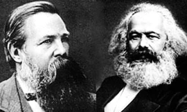 C.Mác và Ph.Ăng-ghen. Ảnh: Tư liệu.