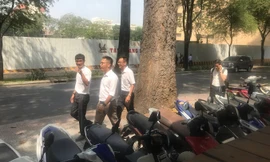 Bãi giữ xe trên địa bàn quận 1.