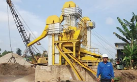 Biến cát san lấp thành cát xây dựng